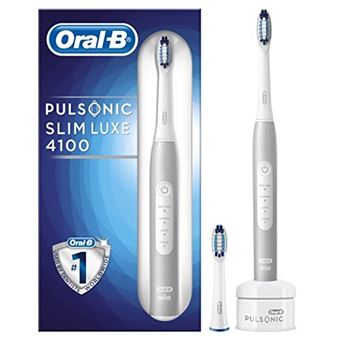 Braun oral b oral b puls onic slim luxe 4100 silencieux brosse à dents électriques, avec timer et 2 aufste ckbü rs
