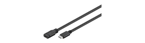 Micro Connect - Câble USB-C vers USB-C - 1m - 5 Gbit/s - Noir - Image 2