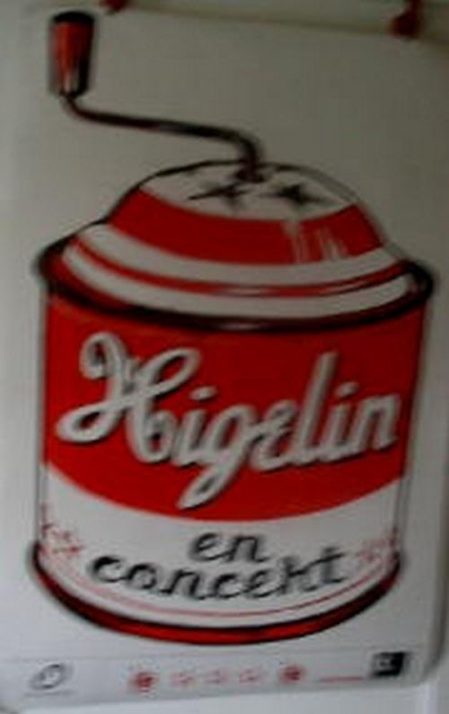 Higelin Jacques - 80x120 cm - AFFICHE / POSTER