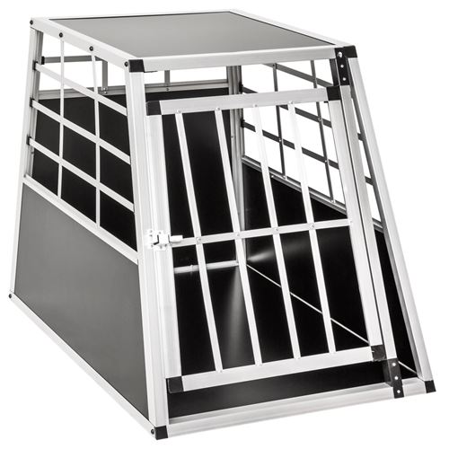 Meilleurs prix pour TecTake Cage de transport pour chien simple dos droit - 65 x 90 x 69,5 cm