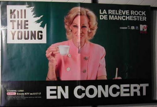 Kill The Young - 80x120 cm - AFFICHE / POSTER