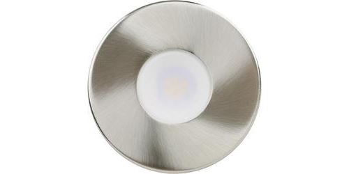 Spot LED encastrable LED intégrée TLT International Opia LT1145037 blanc chaud 12 W nickel (brossé) set de 3