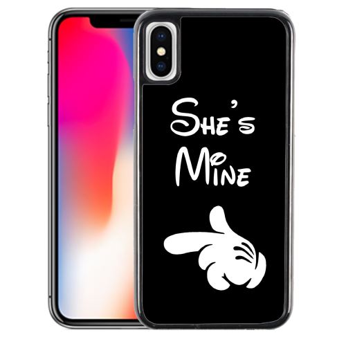 Coque pour iPhone XR mickey shes mine