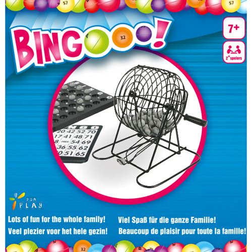 Moulin à bingo en métal + 75 boules