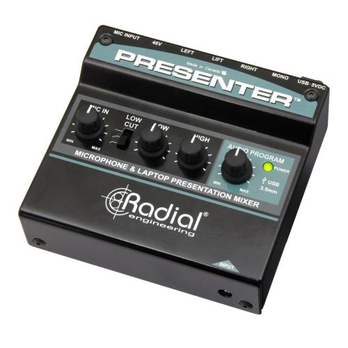 Radial Presenter table de mixage présentation audio et interface USB