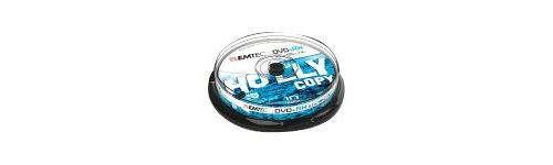 EMTEC  - 10 x DVD+RW - 4.7 Go (120 minutes) 1x - 4x - argent - spindle