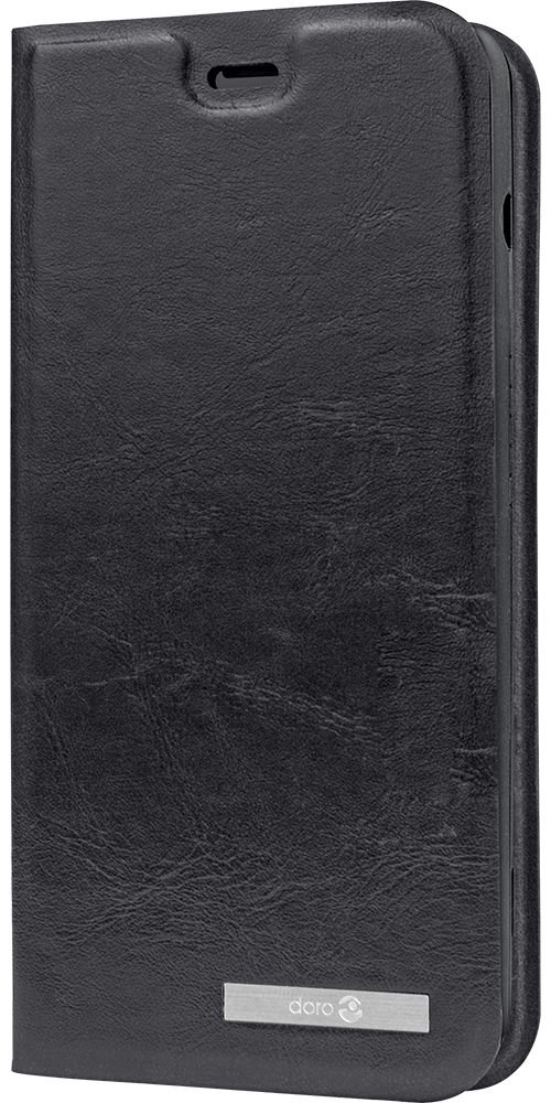 Doro Flip cover - Flip cover voor mobiele telefoon - zwart - voor Doro 8040