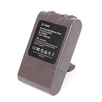 Batterie de remplacement pour aspirateur Dyson pour Batterie d'aspirateur  Dyson DC62 V6 21.6V 3000Ah