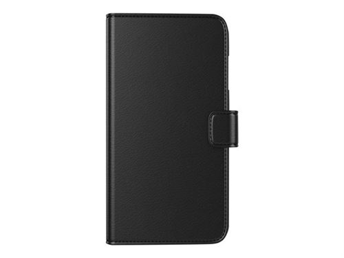 BeHello Wallet Case - Protection à rabat pour téléphone portable - plastique, polyuréthanne thermoplastique (TPU) - noir - pour Apple iPhone XS Max