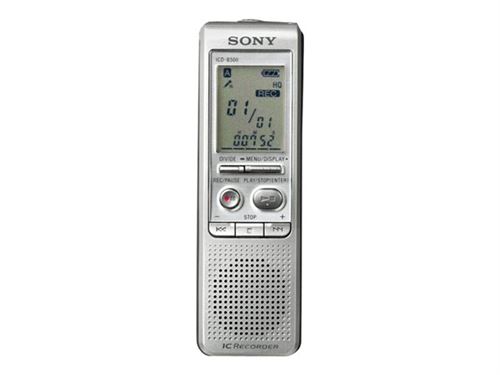 Sony Icd-B500 - Enregistreur Vocal - 250 Mw - 256 Mo - Argent