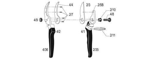 Écrou pour Sécateurs Felco 4-5