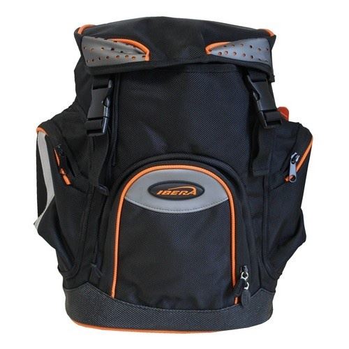 Ibera Pannier IB-BA4 noir / orange 30 litres