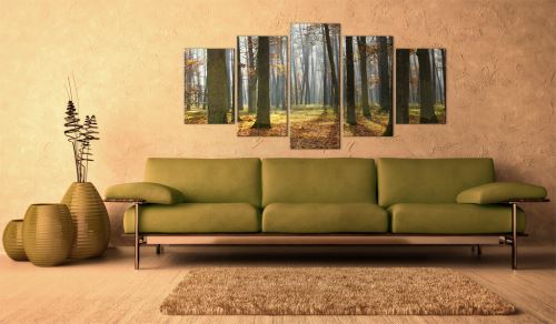 100x50 Tableau Forêt Paysages Superbe Un joli paysage de forêt
