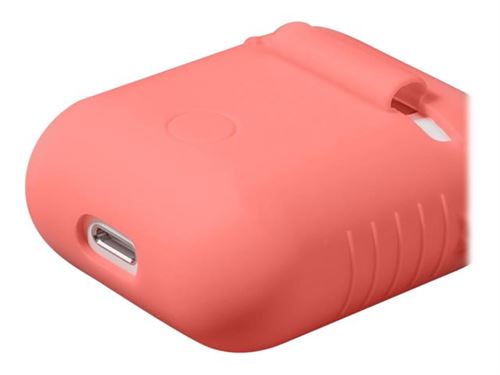 Laut Pod - Étui pour écouteurs - caoutchouc silicone - Corail