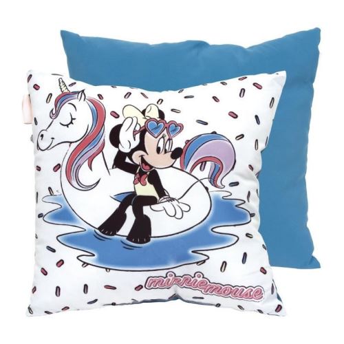 DISNEY Coussin Licorne Carré Confort Minnie Mouse - 40x40 cm