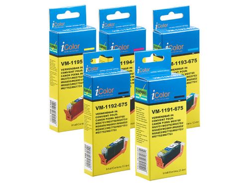 Pack de cartouches compatibles Canon PGI570 / CLI571 XL