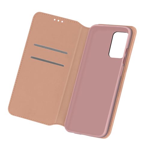 Housse pour Samsung Galaxy A32 Porte-cartes Fonction Support Vidéo rose gold