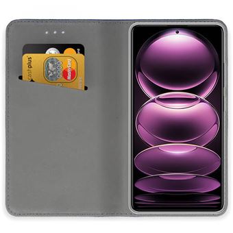 Protection écran Caméra Anti-choc Étui Portefeuille Pour Xiaomi Redmi Note 12 Pro 5G / Poco X5 Pro 5G - Cuir PU, Protection RFID, Fermeture Magnétique Coque Portefeuille RFID