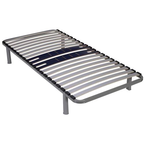 SEDAC Sommier MAXI 90 x 190 - Lattes multiplis bois - 4 cm - Ferme - MAXI