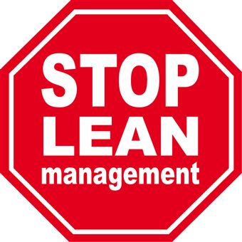 Lean Stop Sign Lean management stop (5x5cm) Sticker/autocollant - Autocollant et ...
