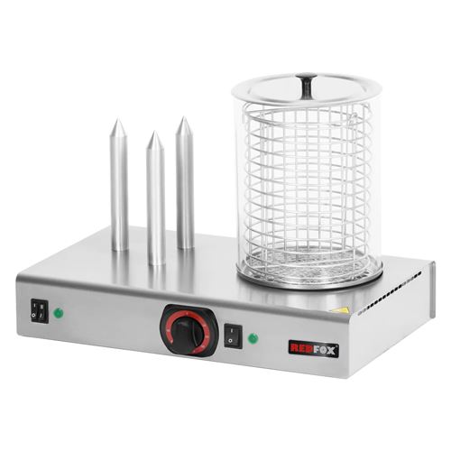  Hot dog 3 plots avec panier et manchon en verre HD 03 NK - Redfox