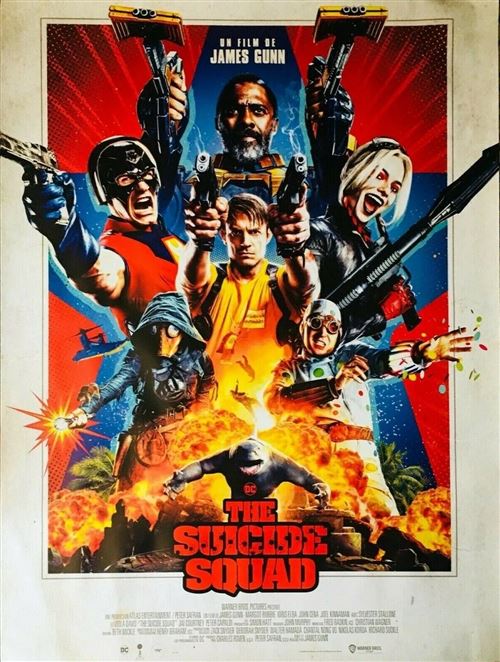 Affiche de Cinéma Originale - The Suicide Squad - 2021 - Margot Robbie - 116x158cm