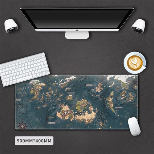 Sous main bureau carte du monde taille 90*40cm #MKWM004