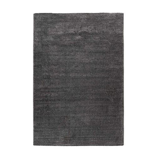 Tapis Tissé Shaggy à Poils Longs "Nila" Anthracite 80 x 150 cm