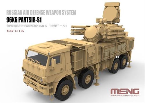 Russian Air Defense Weapon System 96k6 Pantsir-s1- 1:35e - Meng-model