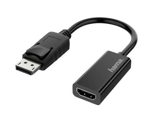 Hama 00200335 DisplayPort / HDMI Adaptateur [1x connecteur UK - 1x DisplayPort mâle] noir