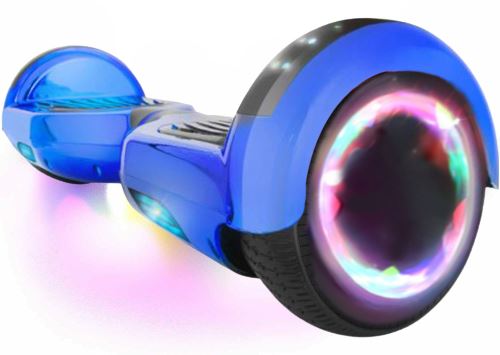 6,5 Overboard LED et Bluetooth, Moteur 700W, Auto Équilibre, Sac et Télécommande, Bleu