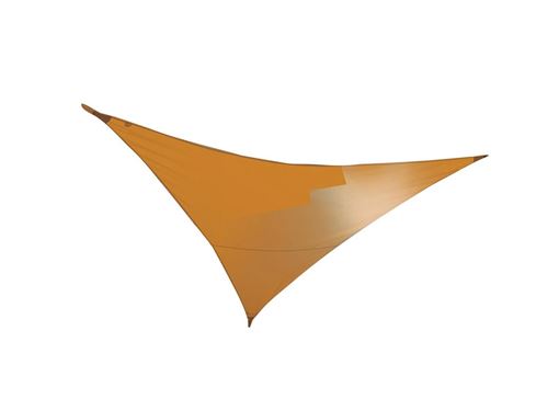 Voile d'ombrage triangulaire SERENITY - 3,60 x 3,60 x 3,60 m - Mangue - Jardiline