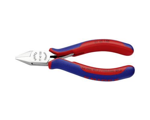 KNIPEX Elektronik-Seitenschneider, mit durchgestecktem Gelenk
