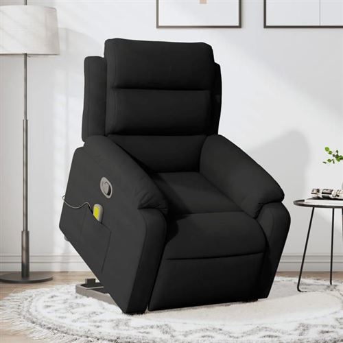 Non Communiqué Or Vidaxl Fauteuil De Massage, Relaxation Velours Noir