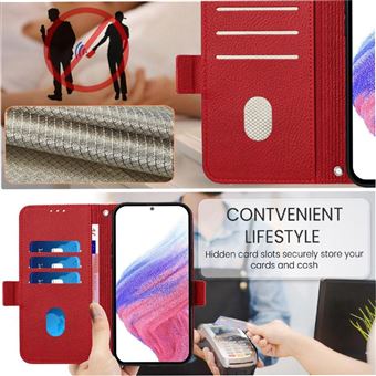 Housse Portefeuille Pour Xiaomi Poco X7 Pro 5G - Noir, Cuir Synthétique, Protection Anti-Choc, Neuf Sous Blister