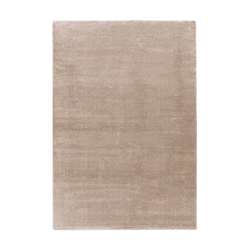 Tapis Tissé Shaggy à Poils Longs "Nila" Taupe 120 x 170 cm