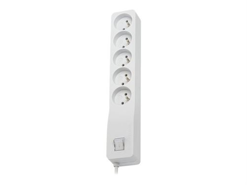 LESTAR ZX 510 - Protection contre les surtensions - CA 230 V - 2300 Watt - connecteurs de sortie : 5 - 1.5 m cordon - gris