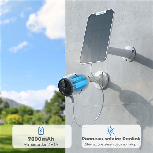 Reolink - Go PT Plus AVEC Panneau solaire - 4MP HD 4G Caméra Surveillance  Batterie Sans Fil Extérieure, Pan & Tilt, Smart Détection,Vision nocturne,  Zoom numérique 16x - Caméra de surveillance connectée 