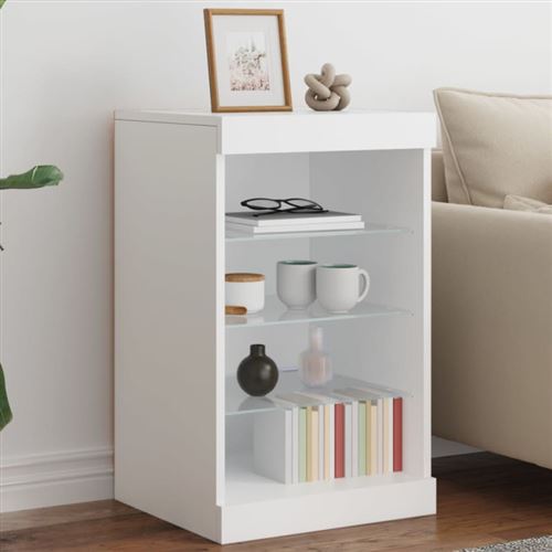 VIDAXL - Buffet - Blanc - 41x37x67 cm - Image 3