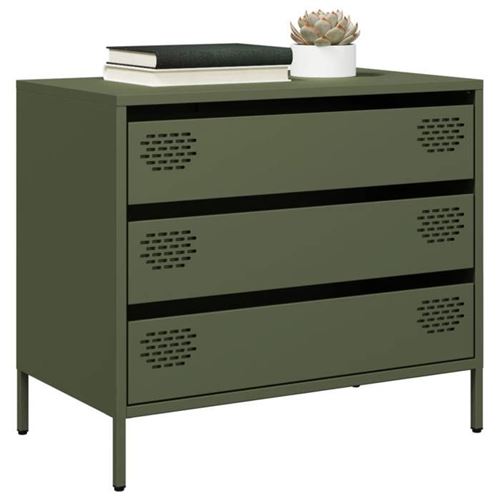 Vidaxl Vert Buffet - Olive 68X39x58,5 Cm - Image 3