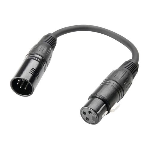 Non Communiqué Adam Hall Adaptateur Dmx Xlr 5-Poles M Vers Xlr 3-Poles F 0.2 M Câbles Dmx