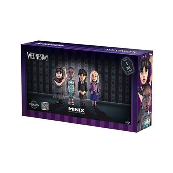 Figurine Minix Séries TV Mercredi Addams avec La Chose 12 cm