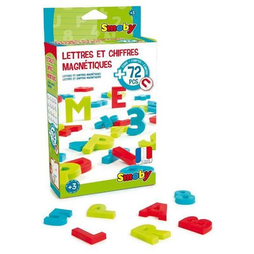 Lettres & Chiffres Magnétiques - 72 pièces