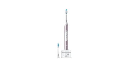 ORAL B Pulsonic slim luxe 4100 bluetooth minuteur de brossage douce aliment&eacute; par pile adulte or rose