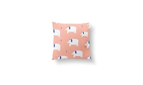 Bandide elephant housse de coussin, coton, gris, 45&nbsp;x 45&nbsp;cm