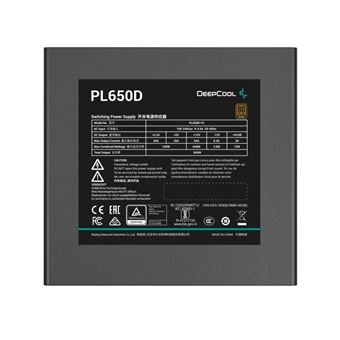 DeepCool PL650D/ATX 3.1 650W/80+ Bronze/Blanc - 1