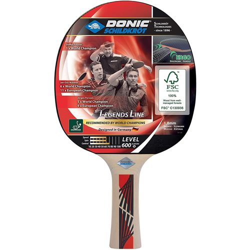 MTS Sportartikel 724416 - Raquette de ping-pong Legends 600 FSC