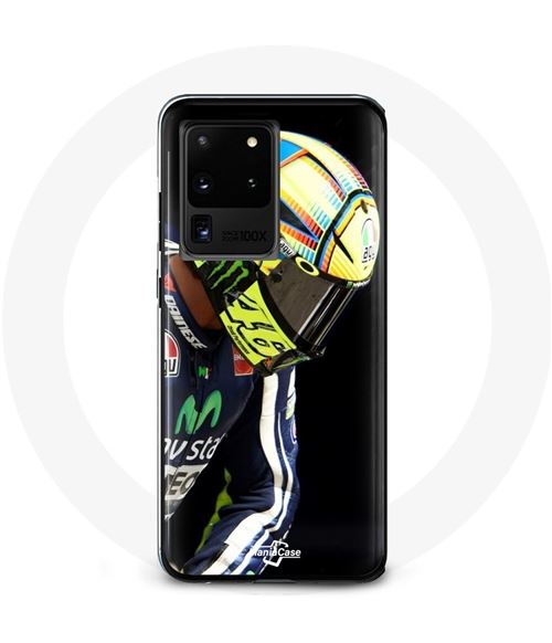 Coque pour Samsung Galaxy S20 Ultra Valentino Rossi pilote de vitesse moto Maniacase