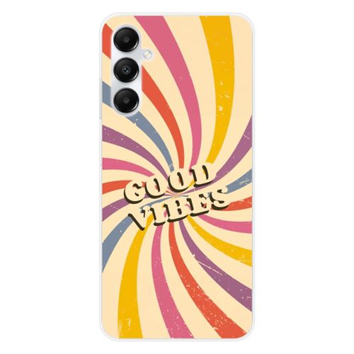 Coque en silicone imprimée compatible Samsung Galaxy A05S Good vibes