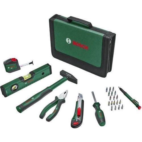 Non Communiqué Bosch Set D'outils A Main Universal 25 Pieces